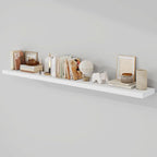 Acovy 72 Inch Floating Shelves, 9.3" Deep Floating Shelf Wall Mounted, Rustic by Acovy