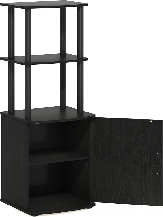 Furinno Turn-N-Tube Tall TV Entertainment Side Table Display Rack - Image 5