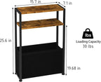 Leomonio Narrow Side Table, Slim End Tables - Image 2
