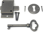 Metal Magery Small Antique Brass Flush Mount Lock - Image 4