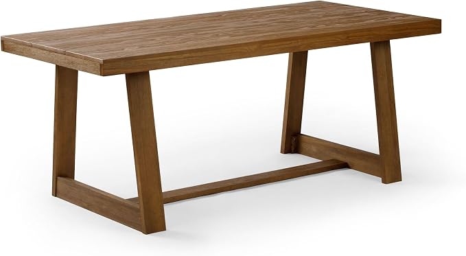 Plank+Beam 72 Inch Farmhouse Dining Table, Solid Wood Rustic Kitchen Table - Image 8