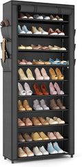 VTRIN Vertical Narrow Shoe Rack Organizer Tall Shoe Rack by VTRIN