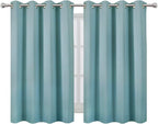 Stone Blue Thermal Blackout Curtains/52 x 45 Inch/Set of 2 Panels Room - Image 2