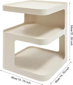 3 Tier Minimalist End Table Modern Side Table - Image 3