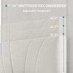 Novilla Queen Bed Frame, Queen Size Bed Frame - Image 4