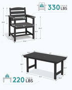 SERWALL 8-Piece Patio Dining Sets - Image 3