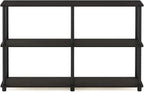 Furinno TURN-N-TUBE Storage Shelves, 3-Tier 47.4 Wide Book Shelf, Corner Shelf - Image 8