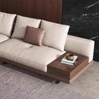 Italian Luxury Simple Leather Sofa, Solid Wood Frame, Spacious and Soft Sofa - Image 7