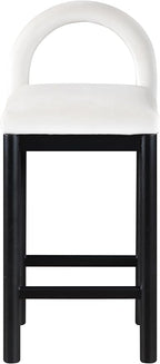 Meridian Furniture 11035Cream-C Conrad Collection Art Deco Counter Stool - Image 4