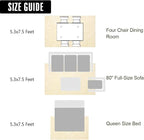 LOCHAS Area Rugs Fluffy Living Room Carpets - Image 6