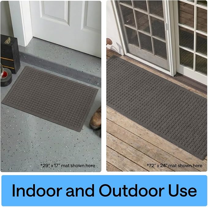 GORILLA GRIP® Ultra Absorbent Front Door Mat Outside Entrance, Traps Dirt and - Image 10