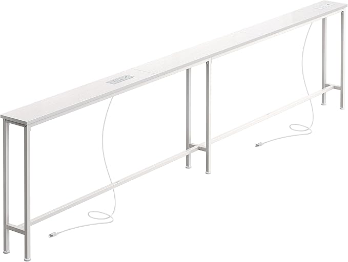 SUPERJARE 102.3 Inch Sofa Table by SUPERJARE