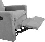 Oxford Baby Uptown Upholstered Glider Recliner Rocking Chair 360° Swivel - Image 7