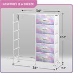 Sorbus Kids Dresser with 10 Drawers - Image 3