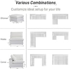 Cloud Modular Sectional Sofa Couch, Oversized U Shaped Couch 6 Seater - Image 8