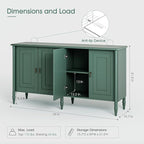 JOINICE Buffet Cabinet with Storage, Credenza Coffee Bar - Image 2