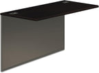 HON 38210NS 38000 Series Bridge, 48w x 24d x 29-1/2h, Mahogany Top, Charcoal by HON