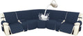 Arfntevss Recliner Sectional Couch Covers 1OO% Waterproof L Shape Sofa Cover by Arfntevss