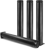 14 Inch Metal Furniture Legs Stainless Steel Adjustable Legs Black Metal Legs by Masendelk