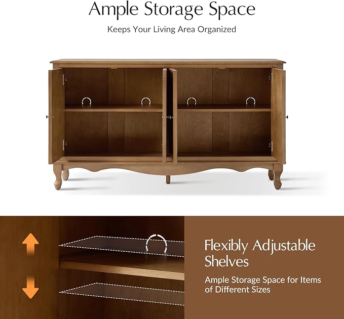 HULALA HOME Sideboard Buffet Cabinet - Image 3