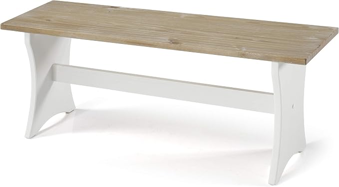Linon Home Decor Products Sadie Antique White Kitchen Nook - Image 10