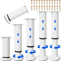 6 PCS Adjustable Furniture Couch Cabinet Legs 4.72-7.48 Inch, Heavy Duty by Olldag