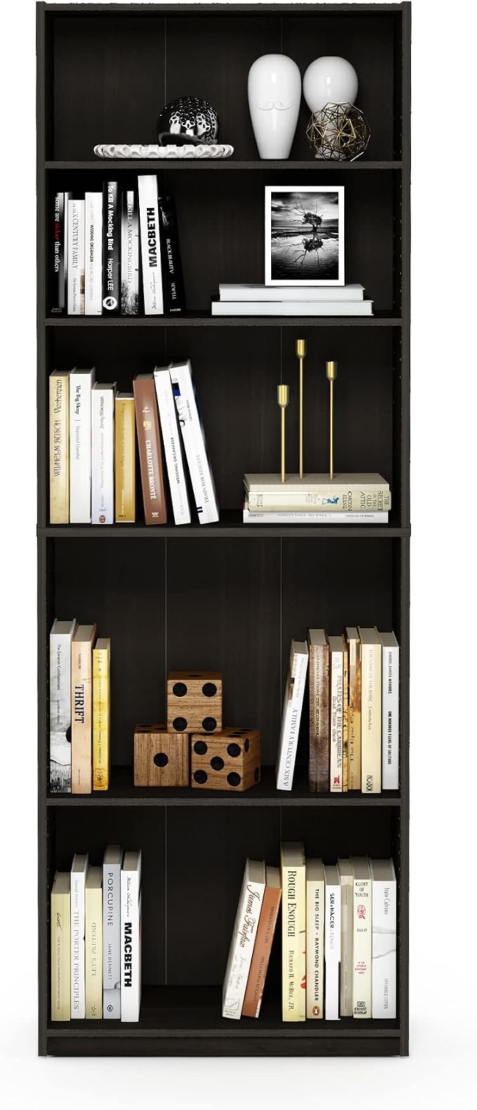 Furinno JAYA Book Shelf, 5-Tier Bookshelf, Bookcase - Image 6