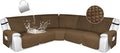 HDCAXKJ 100% Waterproof Reclining Sectional Couch Covers L Shape Recliner Sofa by HDCAXKJ
