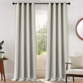 Yakamok Room Darkening Curtains 52x108 inch Length Light Beige-Living Room | 2 by Yakamok