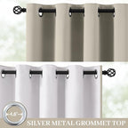 Yakamok Stone Blackout Curtains 84 Inches Long - Image 2
