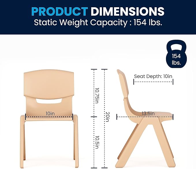 Flash Furniture Emmy Adjustable Classroom Activity Table - Image 8