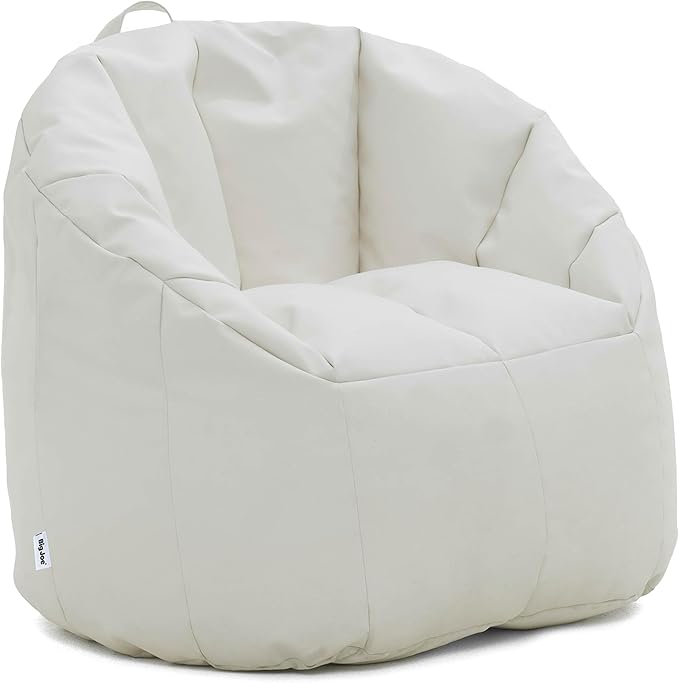 Big Joe Milano Outdoor Beanbag Chair White Marine by BigJoe