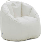 Big Joe Milano Outdoor Beanbag Chair White Marine by BigJoe