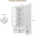 QUW 63" Tall Display Cabinet - Image 3