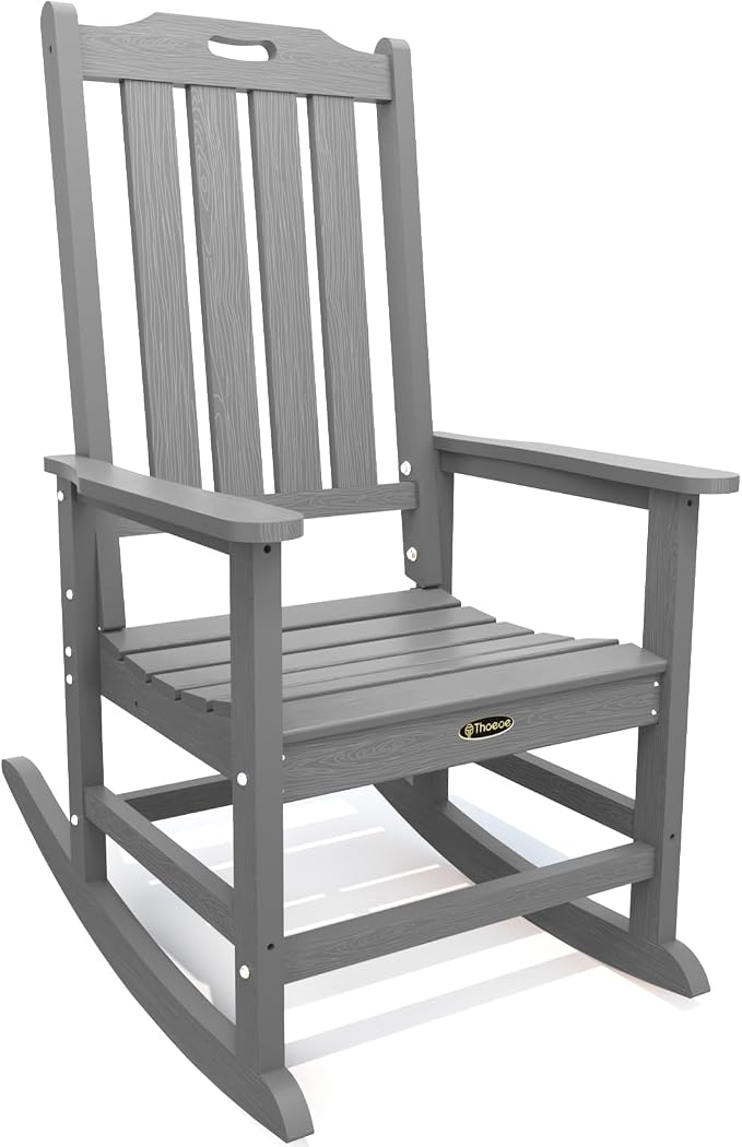 THOEOE Oversized Rocking Chair, Outdoor Rocking Chair by THOEOE