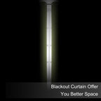 Blackout Curtains 38 x 84 inch/Olive Green Curtains Set of 2 Panels/Thermal - Image 3