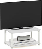 Furinno Turn-N-Tube TV Riser Stand, 2-Tier Small Elevated No Tools TV Stand - Image 6