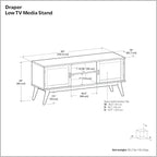 SIMPLIHOME Draper TV Stand - Image 13