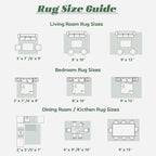 Area Rug 8x10 Washable Rug, Vintage Boho Medallion Rugs Non-Slip Soft Low Pile - Image 8