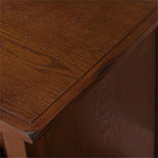 Leick Home 89360 Rustic Oak TV Stand - Image 6