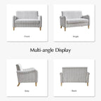 EcoHarbor Living 50.5" Mid-Century Modern Couch, Upholstered Sofa - Image 7