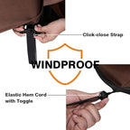 Vailge 2-Seater Heavy Duty Patio Bench Loveseat Cover, 100% Waterproof Outdoor - Image 6