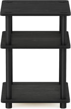 Furinno TURN-N-TUBE Side Table, 3-Tier Square Modern End Table, Open Shelves - Image 7