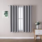 ChrisDowa Blackout Curtains for Bedroom and Living Room 63 Inches Long | 2 by ChrisDowa
