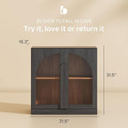 BELLEZE Bijou Set of 3 Modular Sideboard Cabinets - Image 2