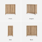 mopio Brooklyn Fluted Storage Cabinet, Modular Accent Buffet Sideboard - Image 8