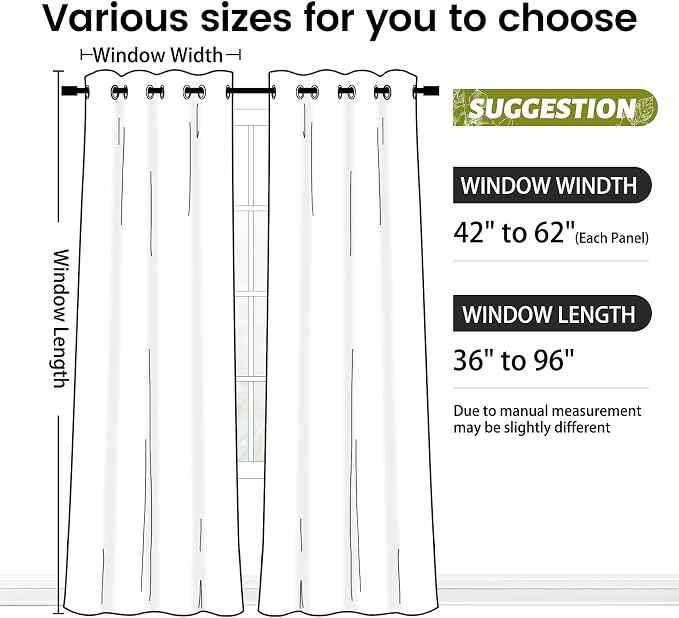SimpleHome 100% Blackout Curtains - Image 2