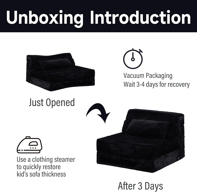 Tiita Convertible Folding Kids Sofa Bed - Image 8