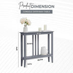 Kings Brand Furniture Narrow Console Table - Image 2
