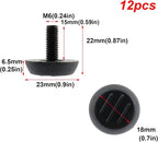 Antrader 12 Pack M6×15mm Furniture Lvelers, Table Leg Levelers, Levelling Foot - Image 2